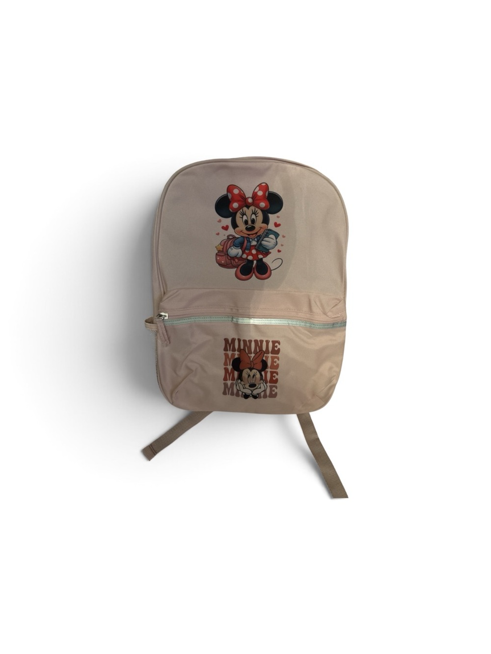 Disney Minnie Mouse Beige and Red Kids Backpack